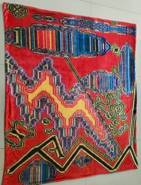 Red Glitch - Blanket